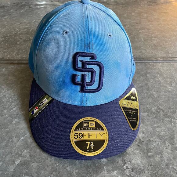 NWT San Diego Padres New Era On Field Low Profile 59Fifty Fitted Hat Cap 7 3/8 - Picture 1 of 16
